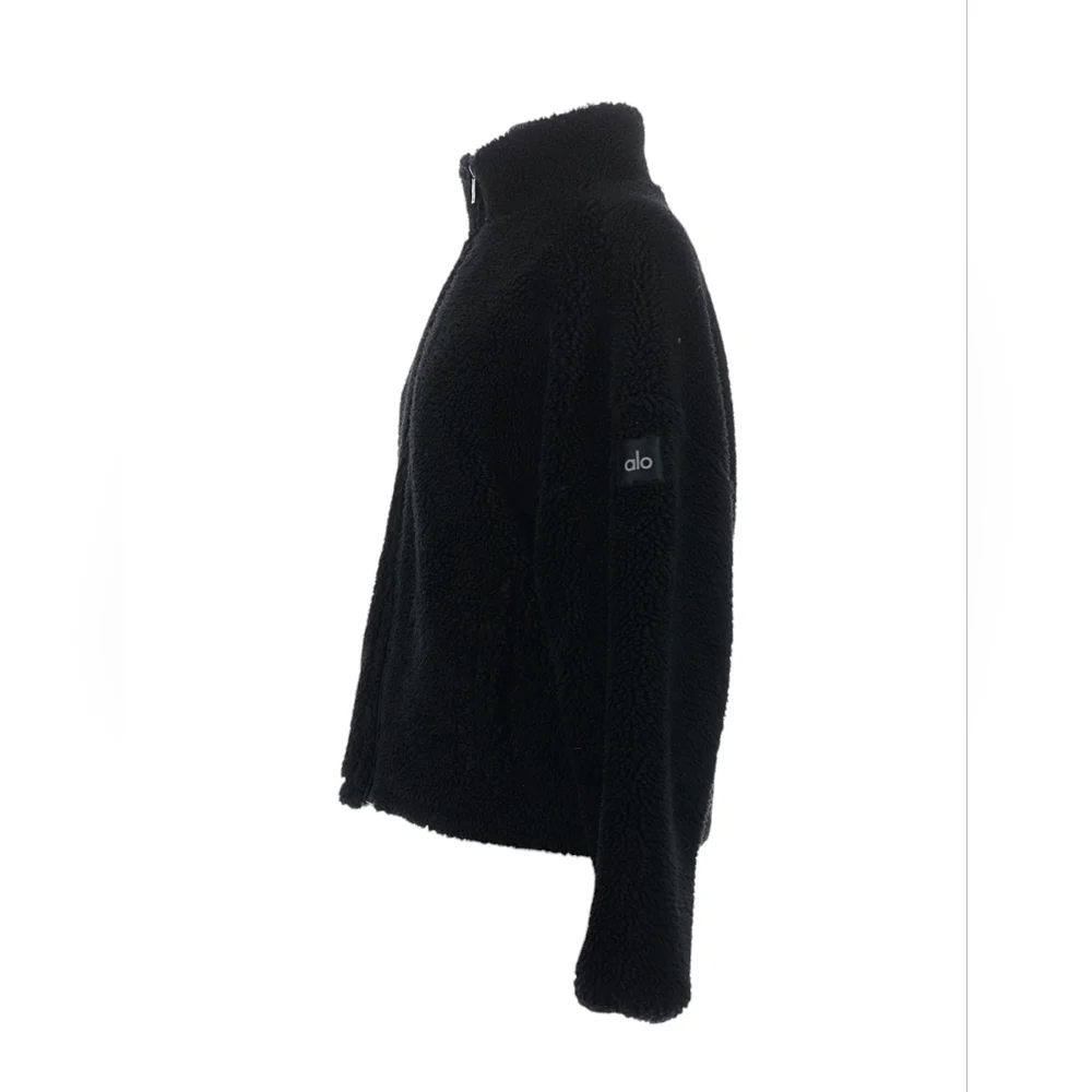 Alo Yoga Flurry Sherpa Coat Jacket in Black sz XS